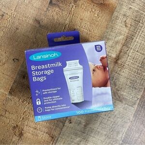 Lansinoh Breastmilk Storage Bags Box of 94 Nursing Breastfeeding Milk